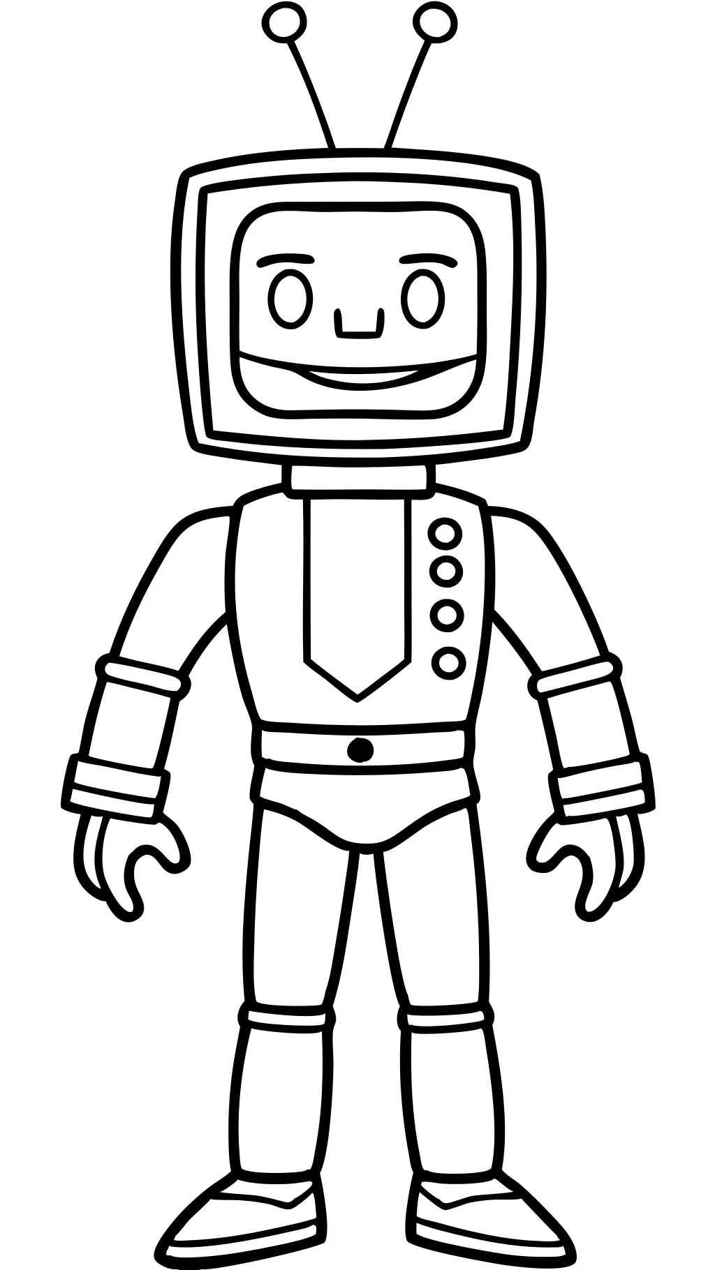 Titan TV Man Coloring Page